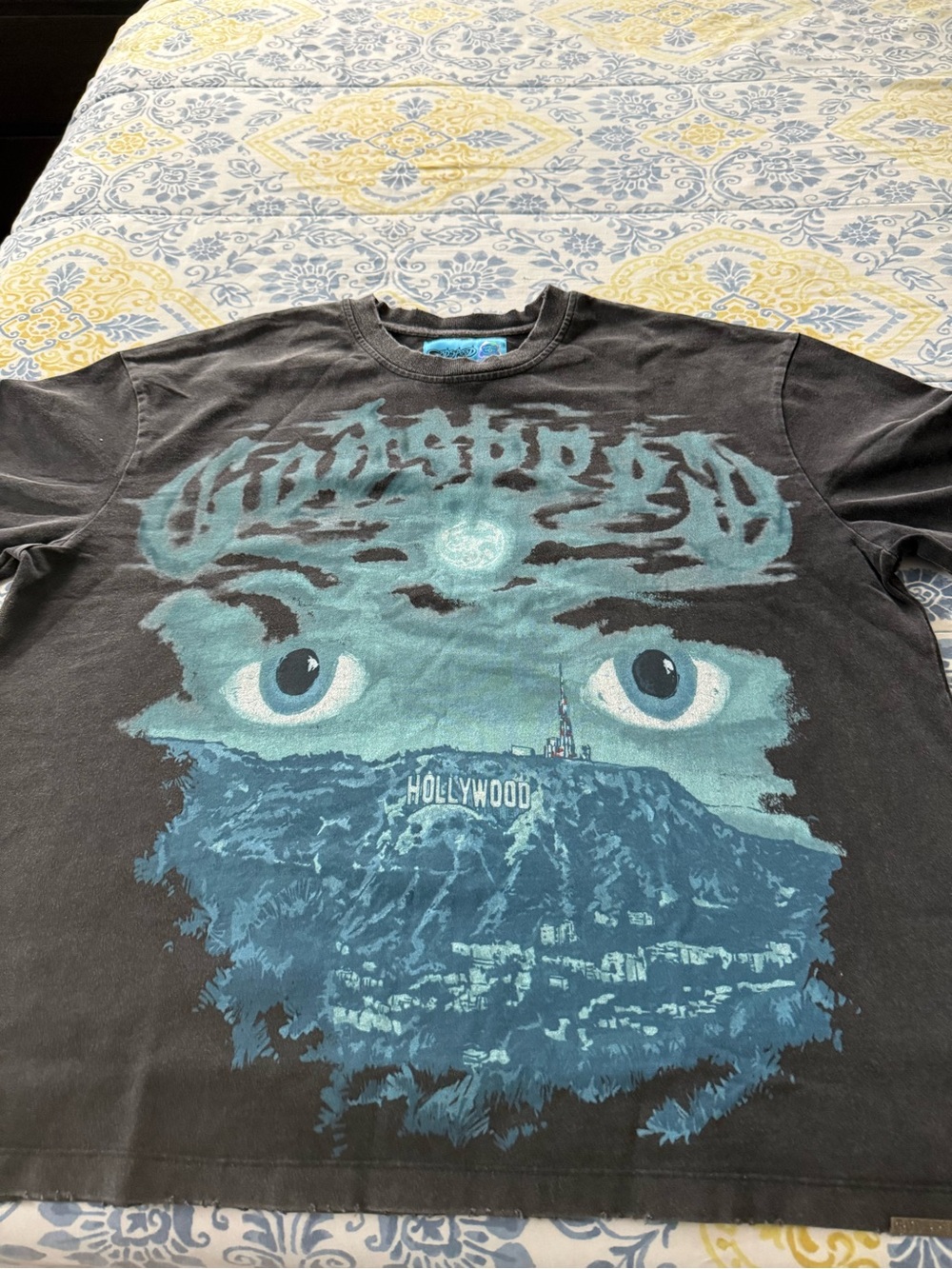 Godspeed Men’s OddSole Brand Black Tee with Teal Label
